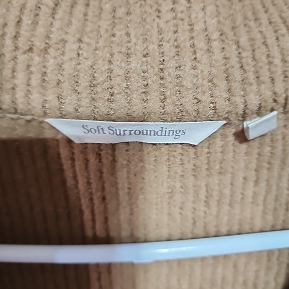 Soft Surroundings Long Sweater Coat Open Cardigan Women’s Pl - Picture 3 of 5